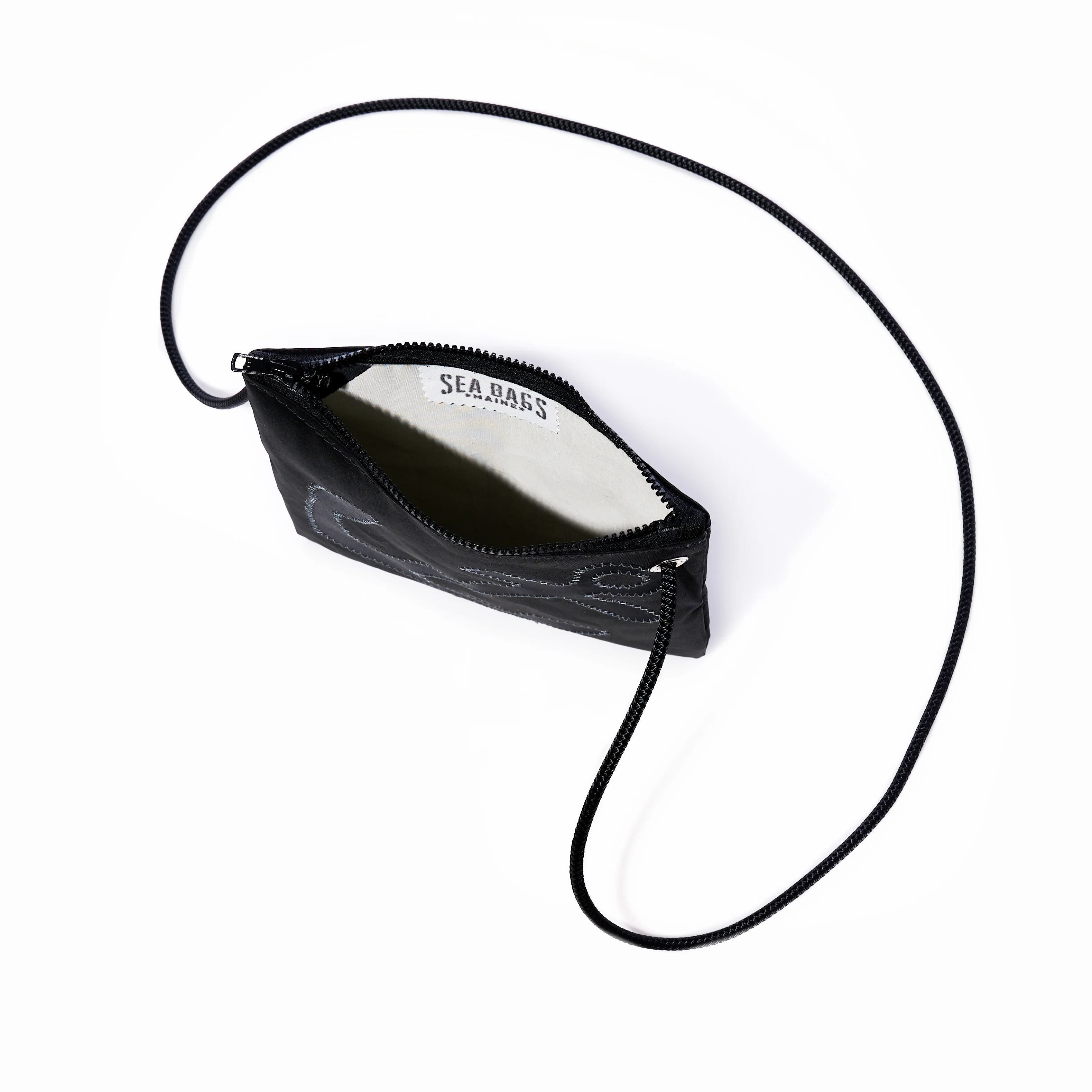 Black-on-Black Anchor Slim Crossbody - Image 2