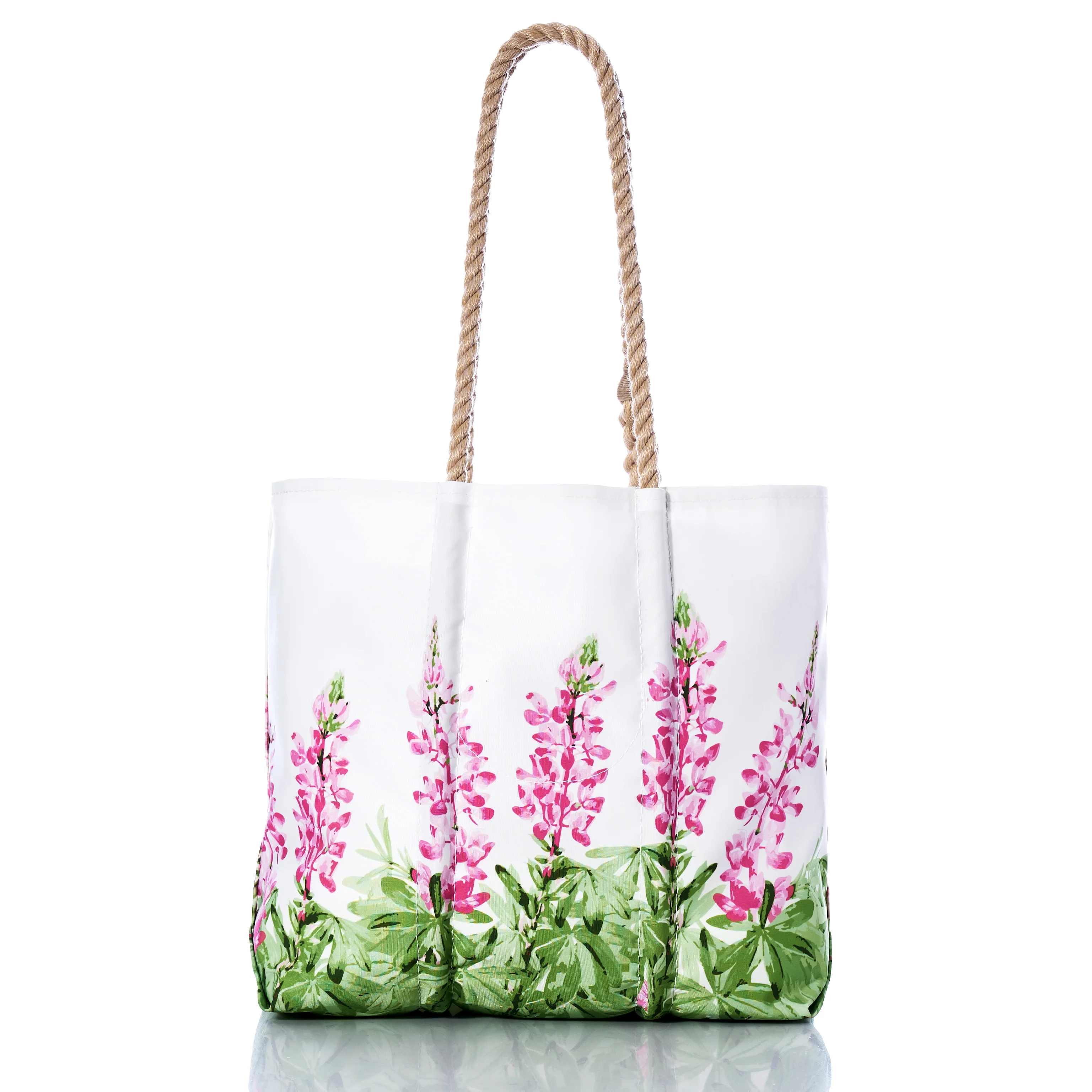 Cure Pink Lupine Medium Tote - Image 3