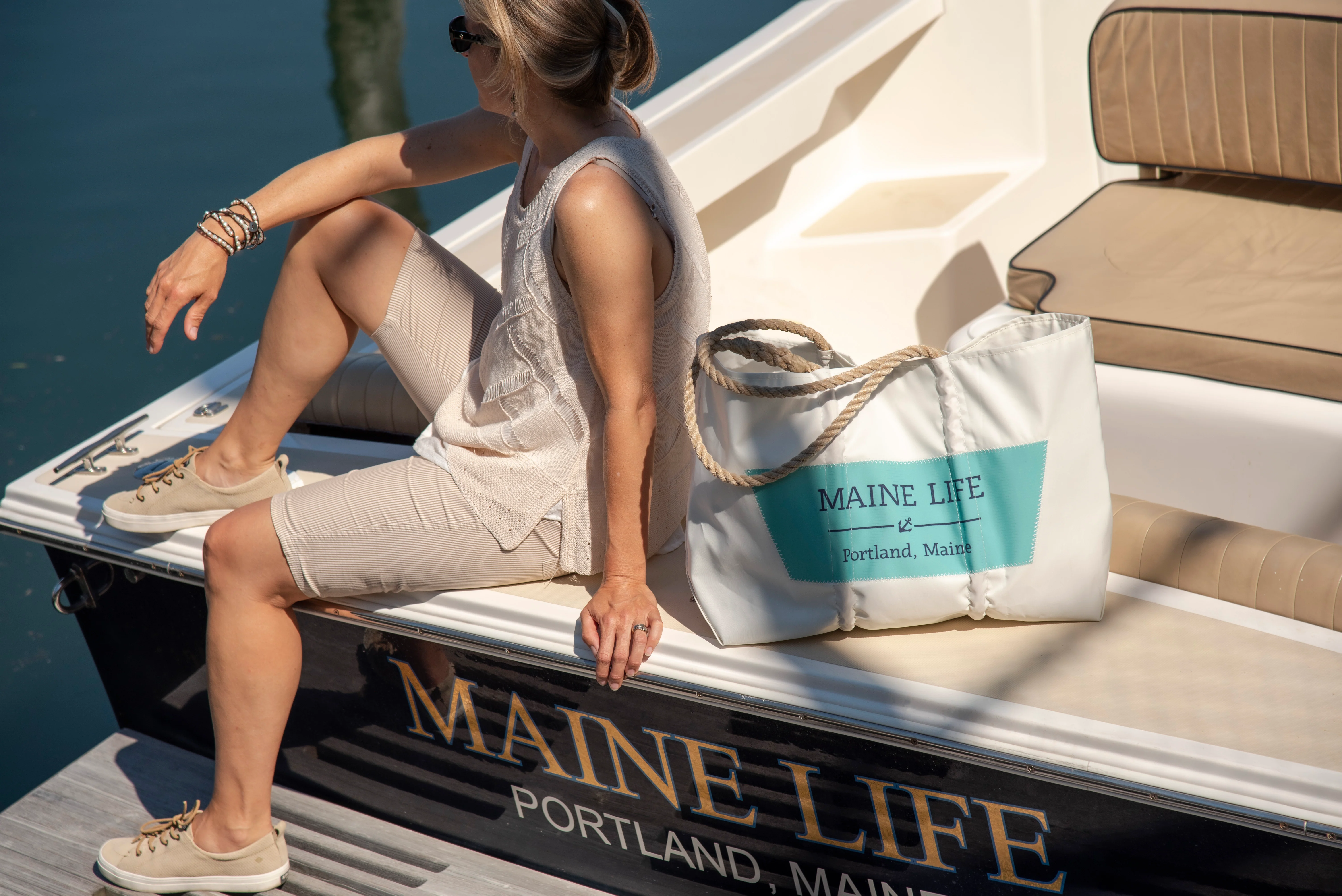 Custom Boat Name Tote - Image 5