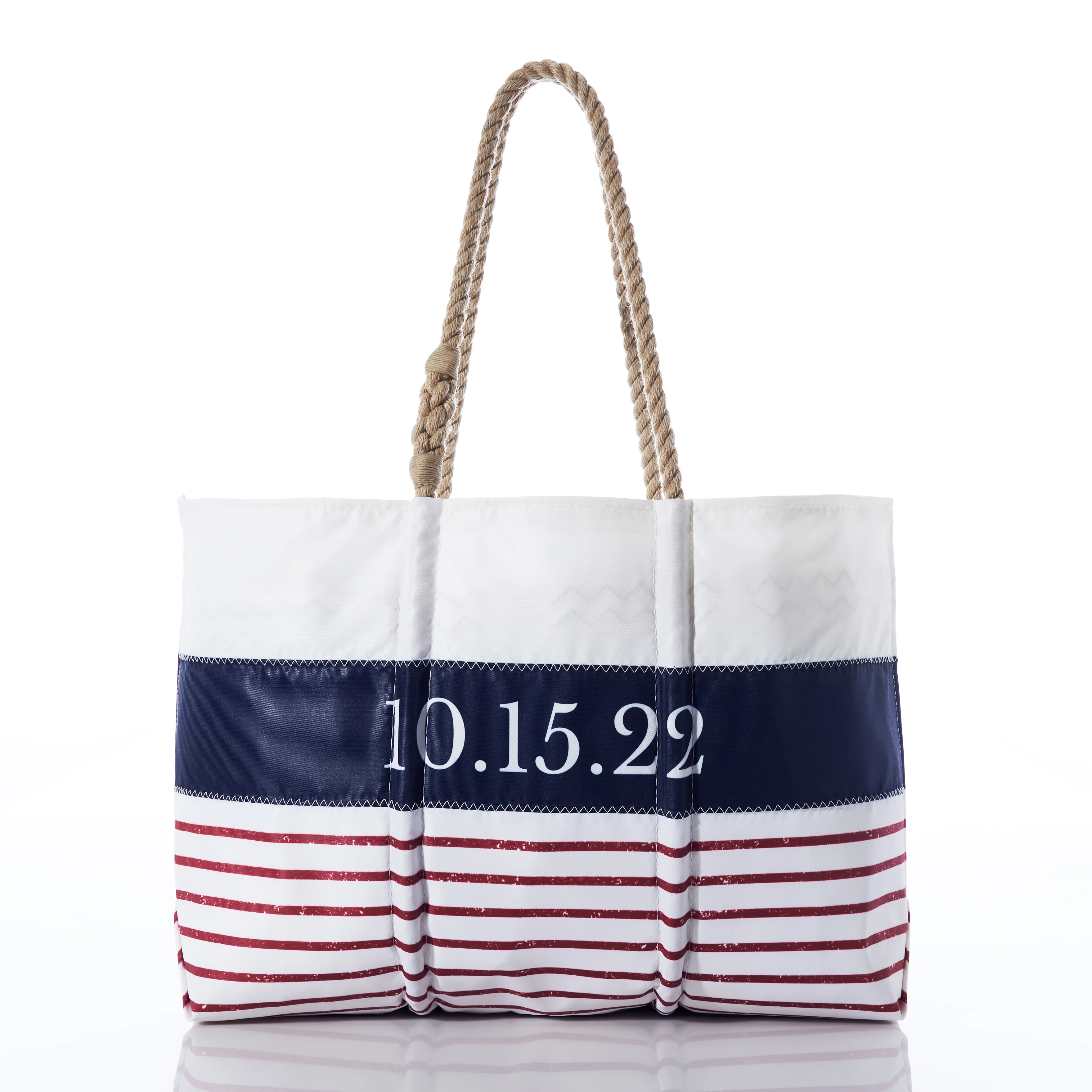 Custom Mariner Stripe Tote - Image 4
