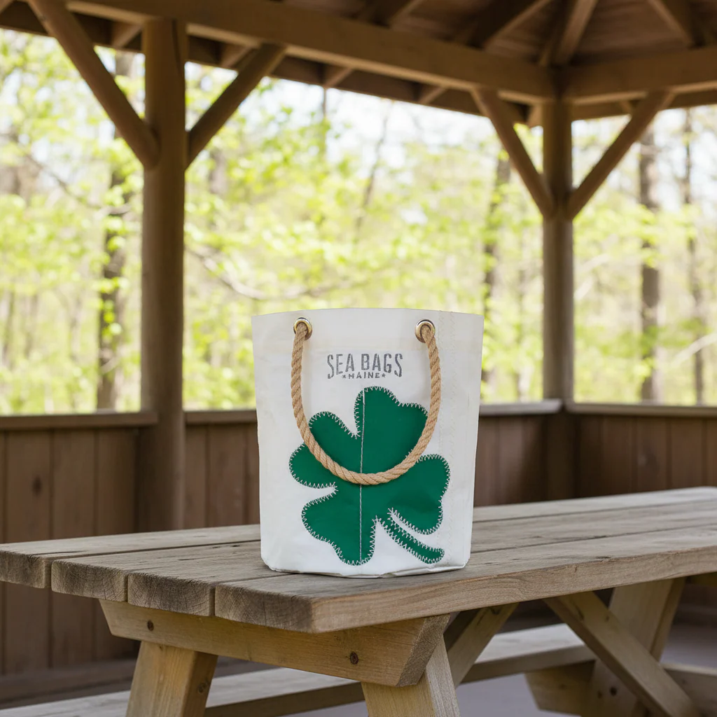 Four Leaf Clover Beverage Bucket Bag - Image 6