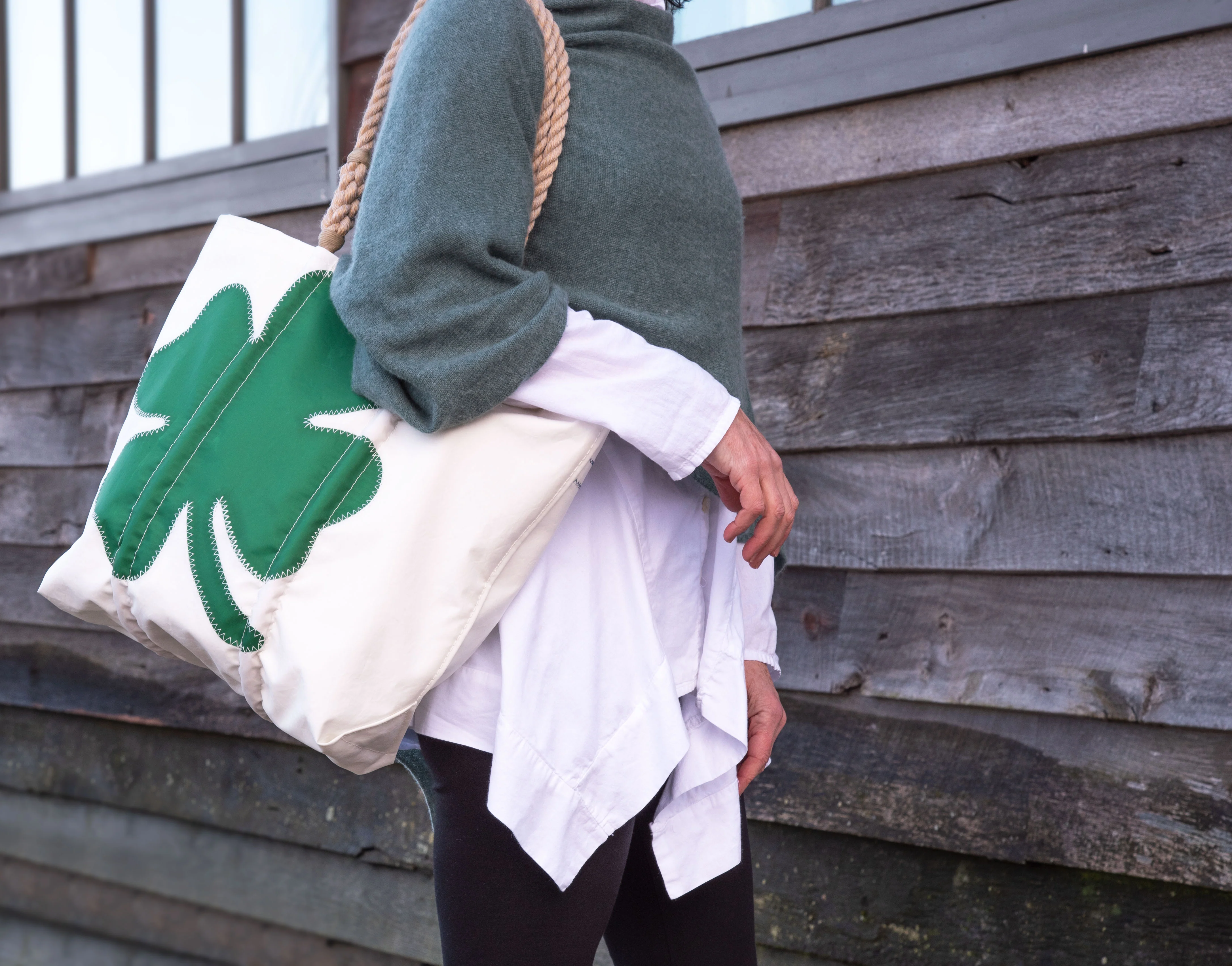 Four Leaf Clover Medium Tote - Image 2