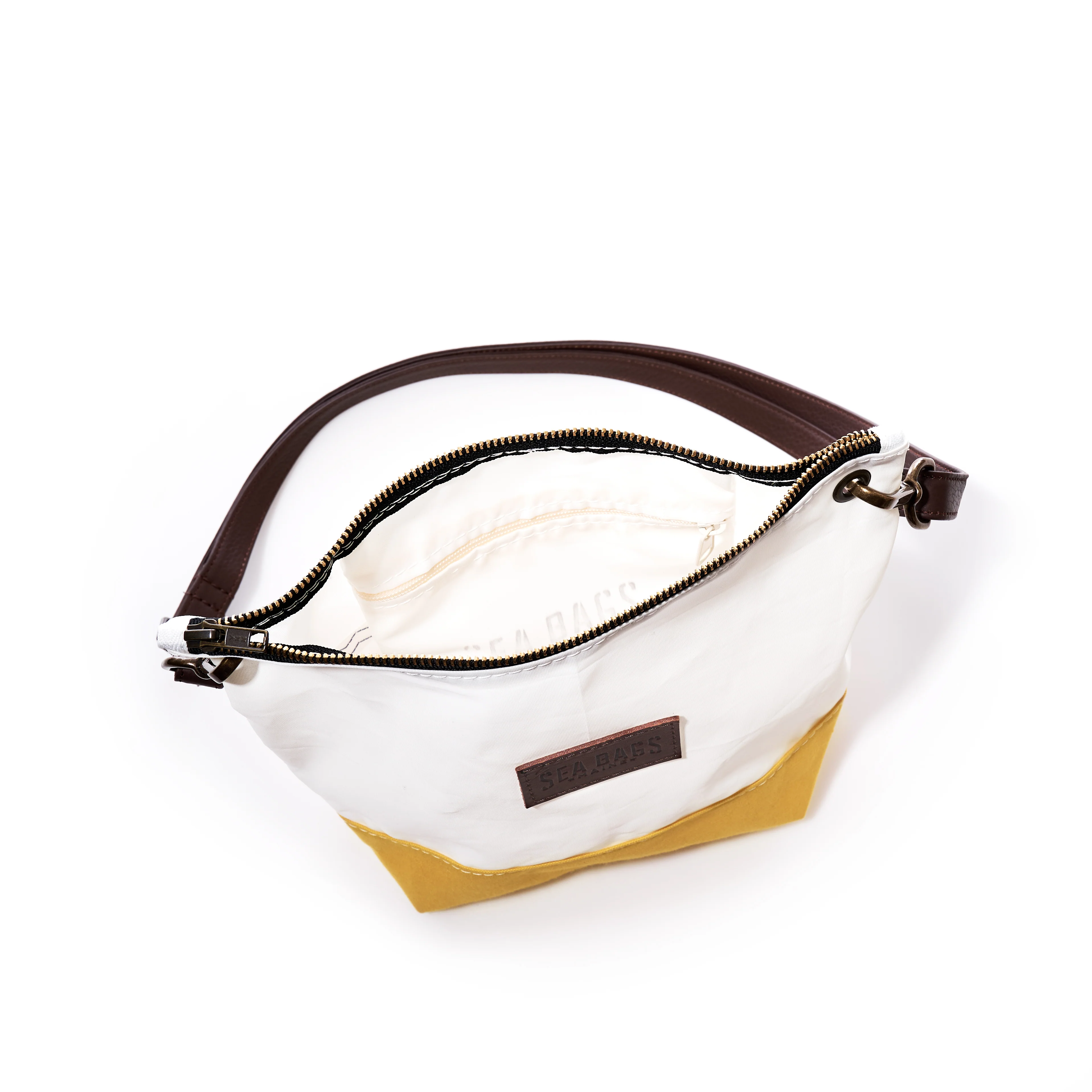 Golden Yellow Chebeague Crossbody Bag - Image 3