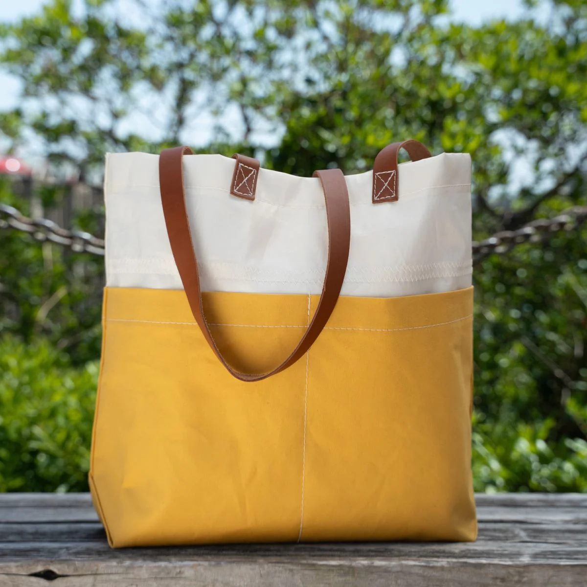 Golden Yellow Chebeague Market Tote - Image 5
