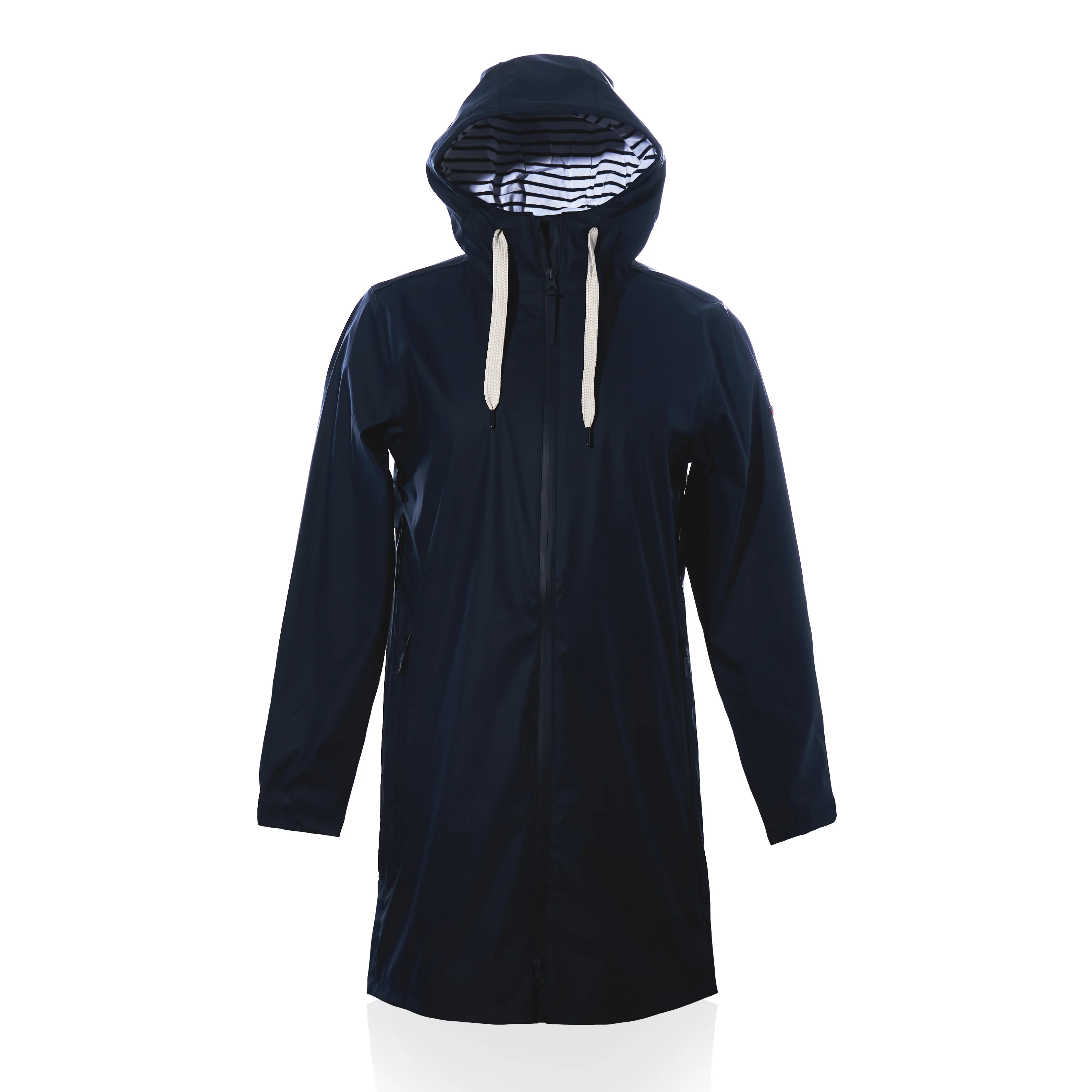Harborside Waterproof Raincoat - Navy - Image 3