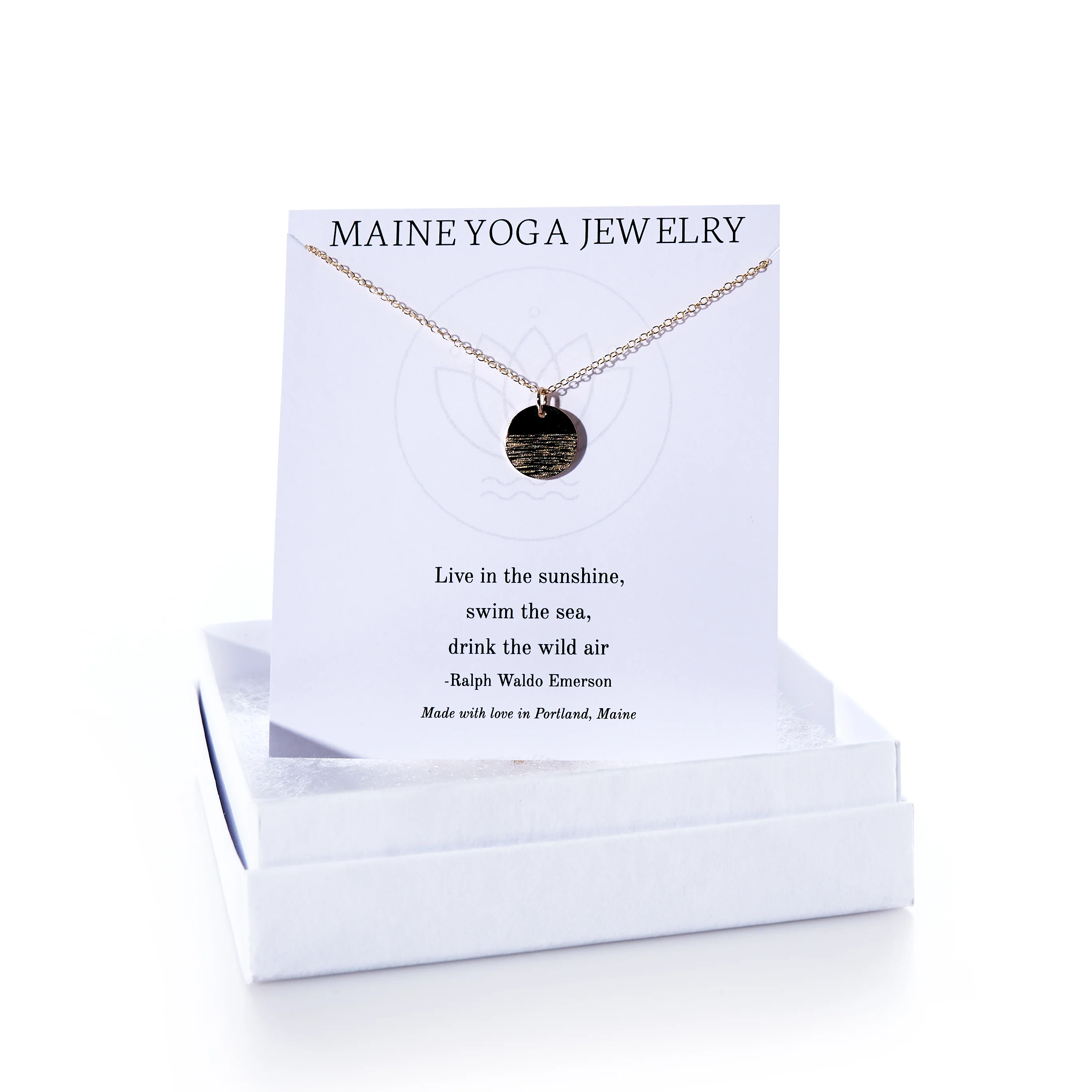Pendant Necklace - Horizon Gold - Image 2
