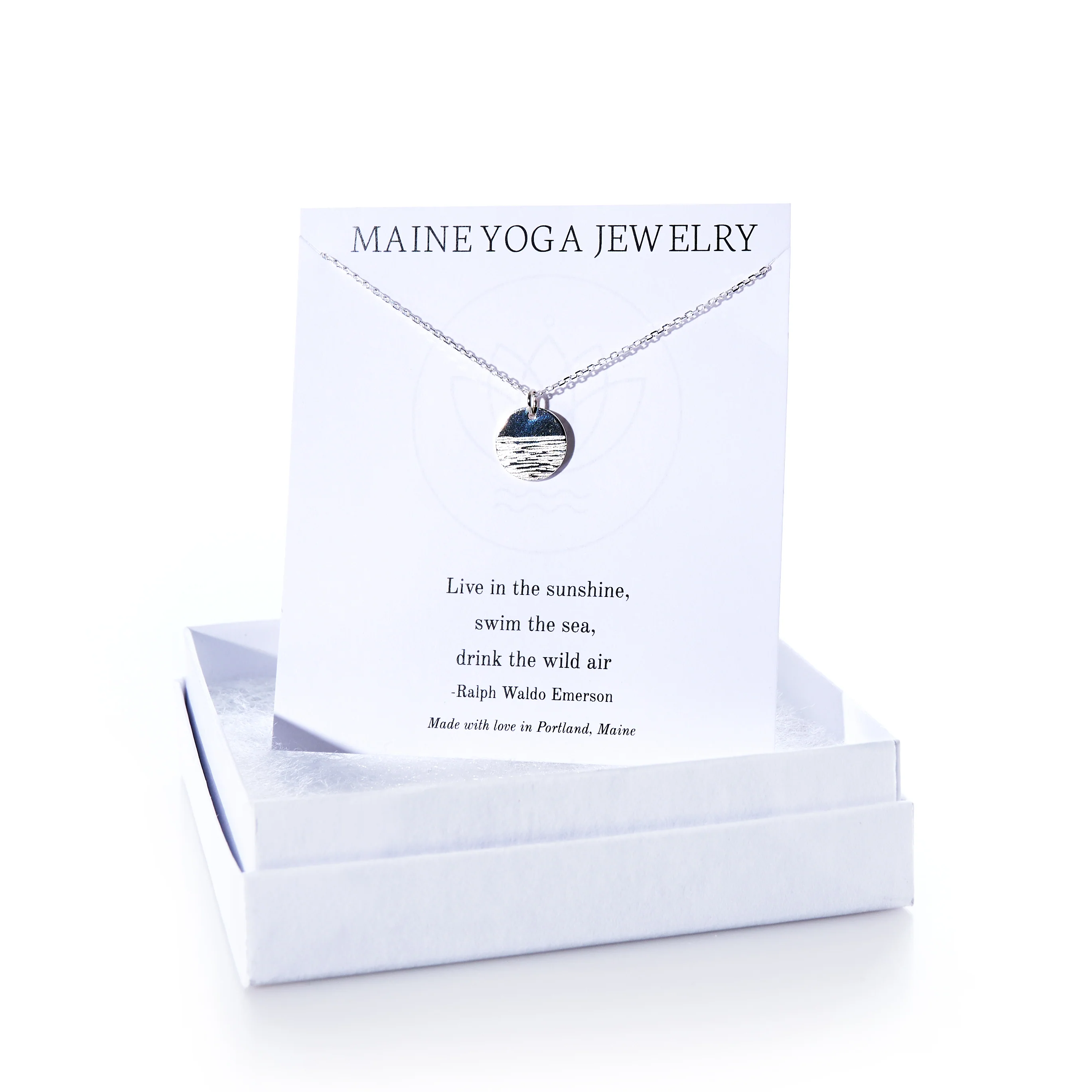 Pendant Necklace - Horizon Silver - Image 2