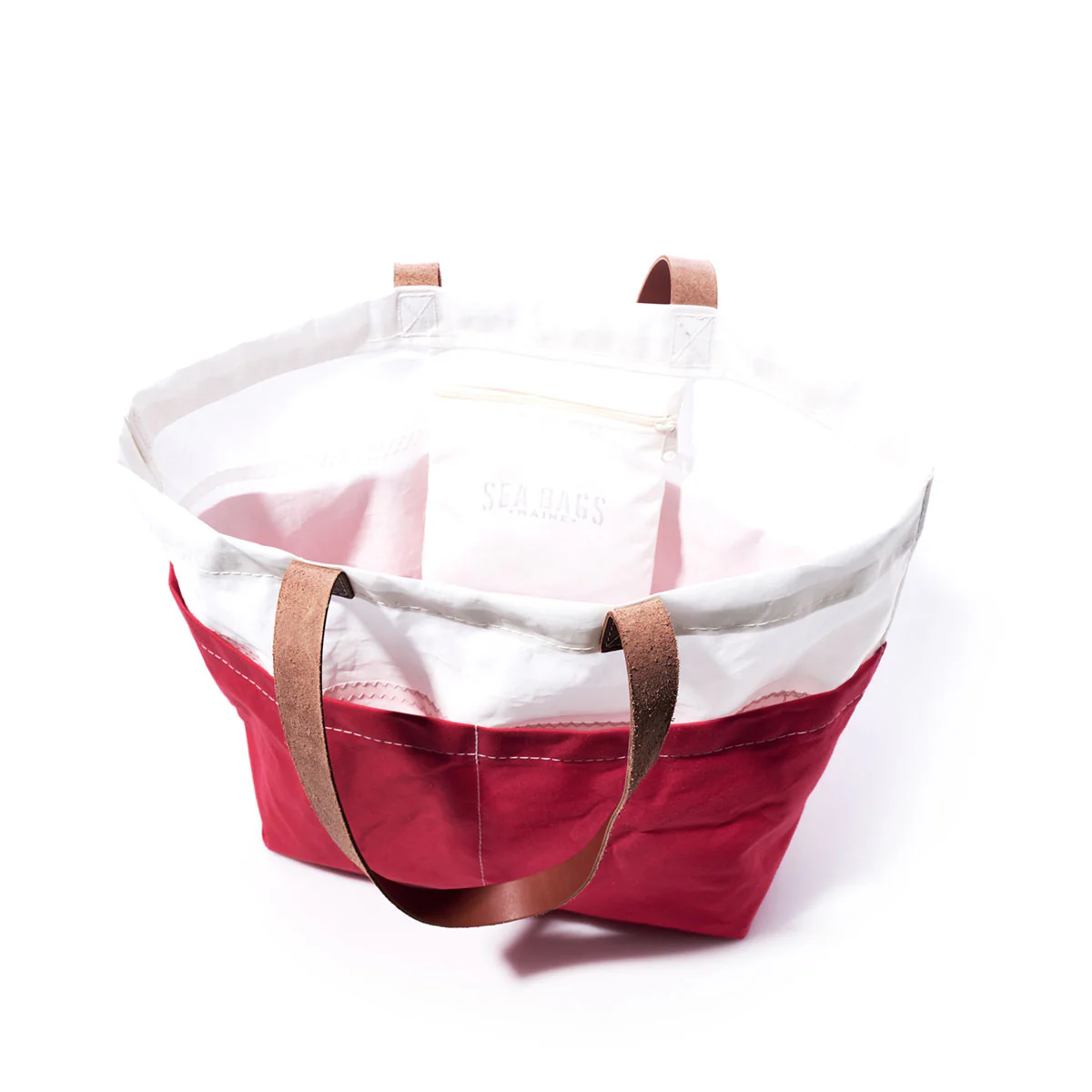 Red Chebeague Market Tote - Image 5