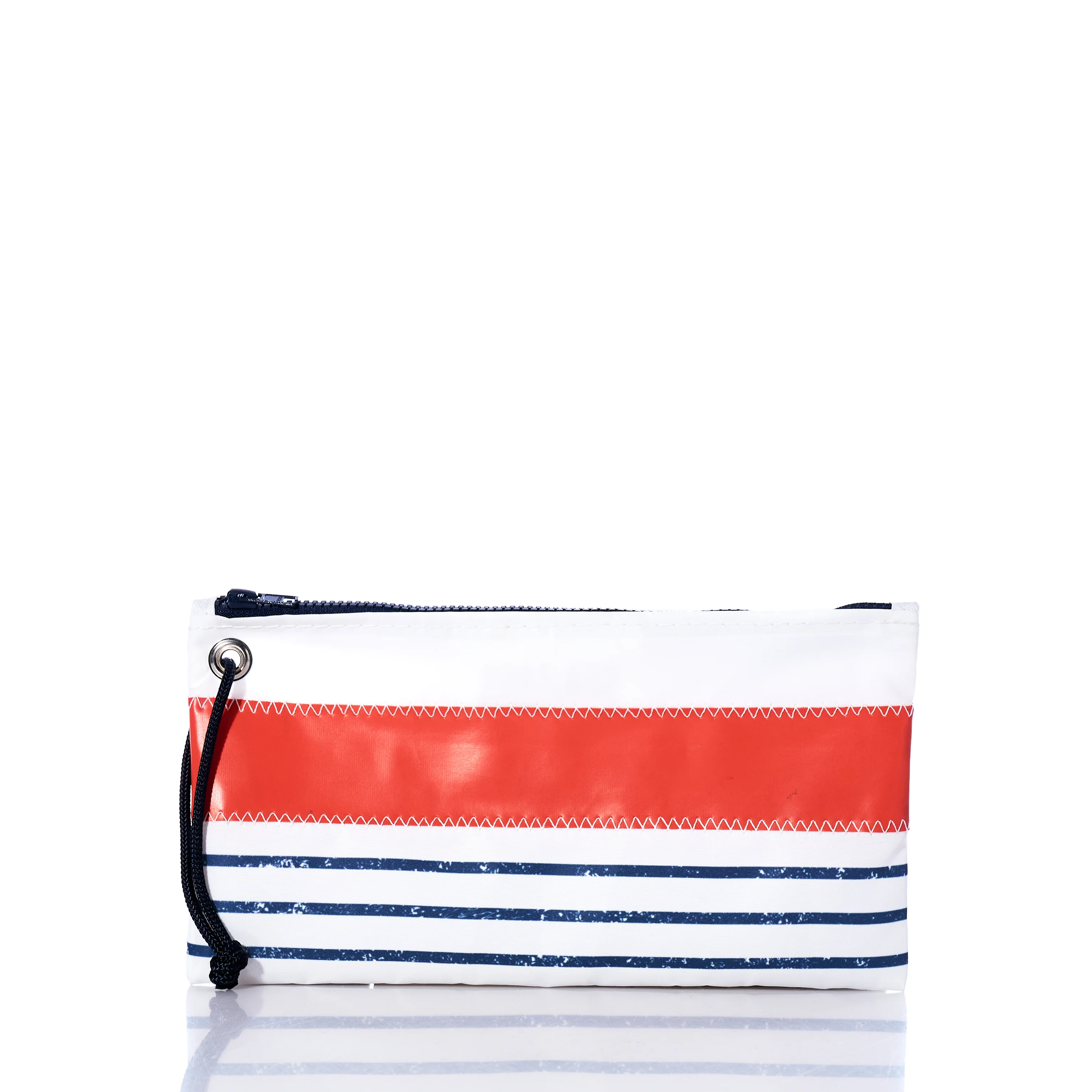 Trapline Mariner Stripe Large Wristlet - Orange - Image 4