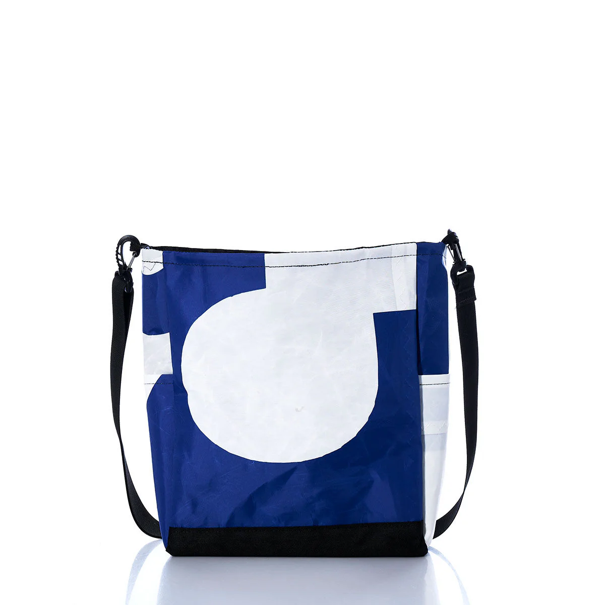 Vintage Blue and White Medium Voyager Crew Crossbody - Image 2