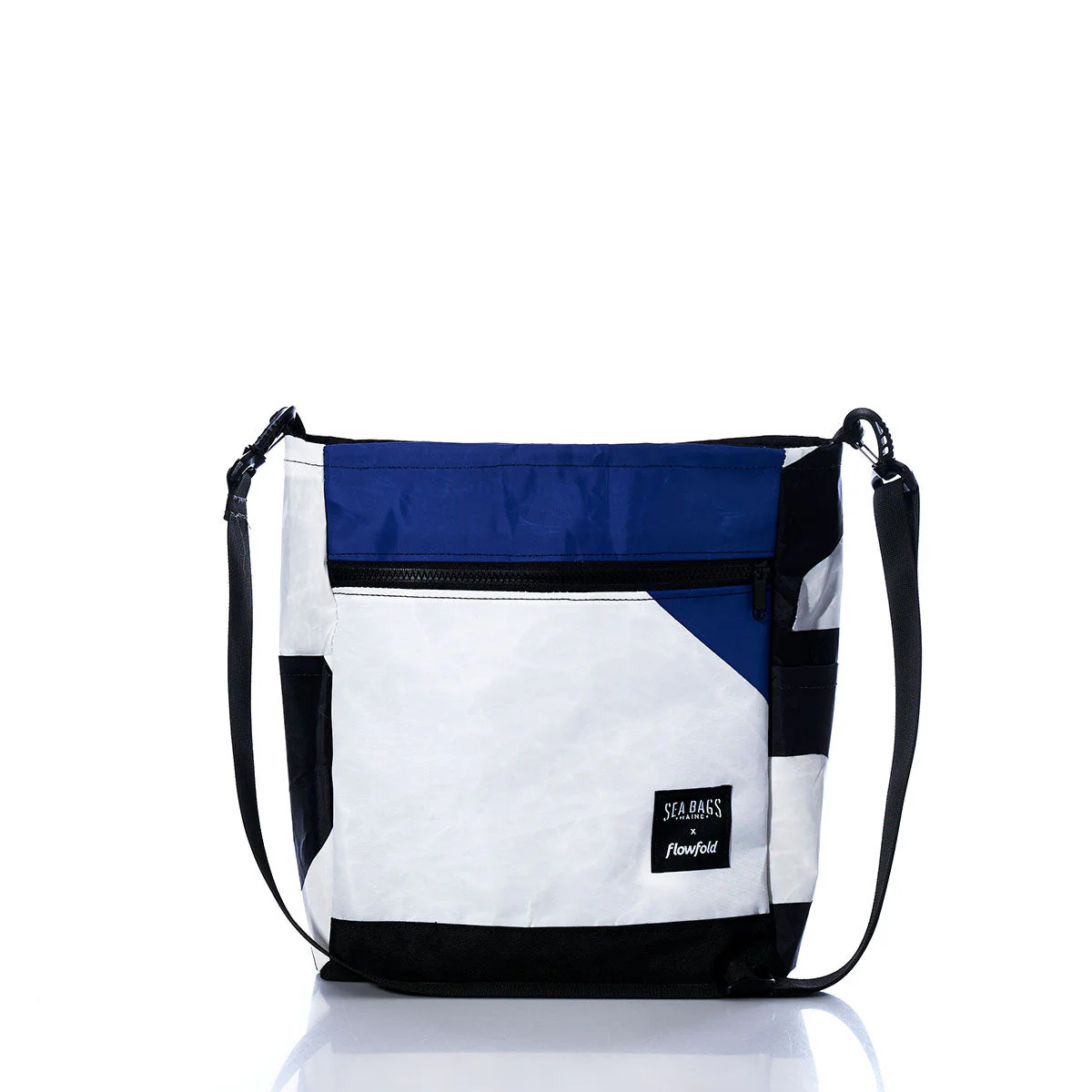Vintage Black and Blue Medium Voyager Crew Crossbody